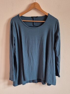 Two Danes Bamboo And Cotton Long Sleeve Top Swing Fit Medium